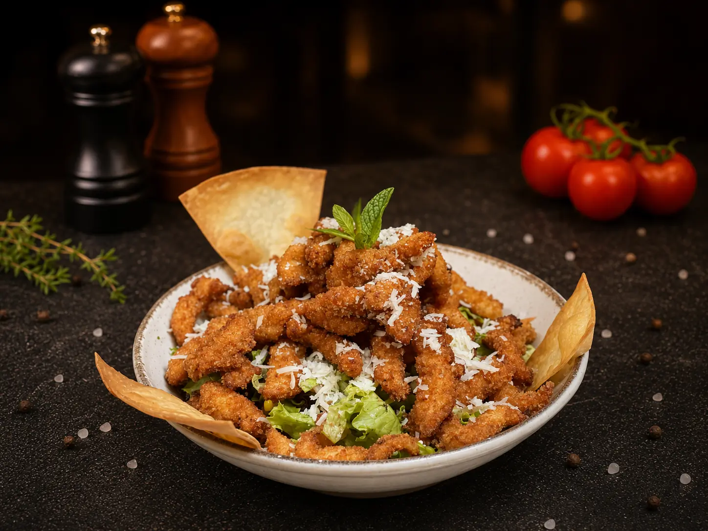 Çıtır Tavuk Salata